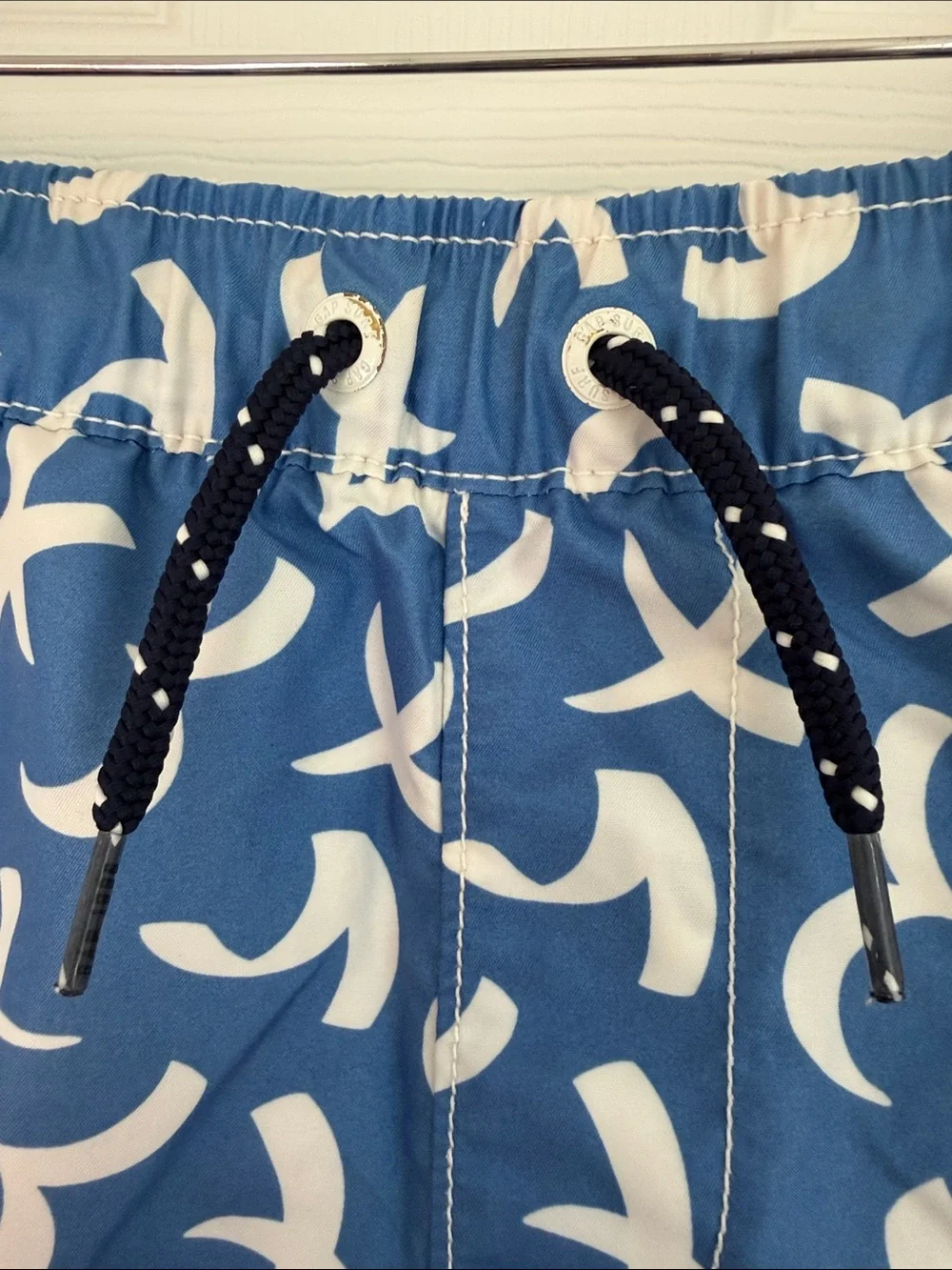 GAP Surf Boys Blue Print Swim Trunks Mesh Lined